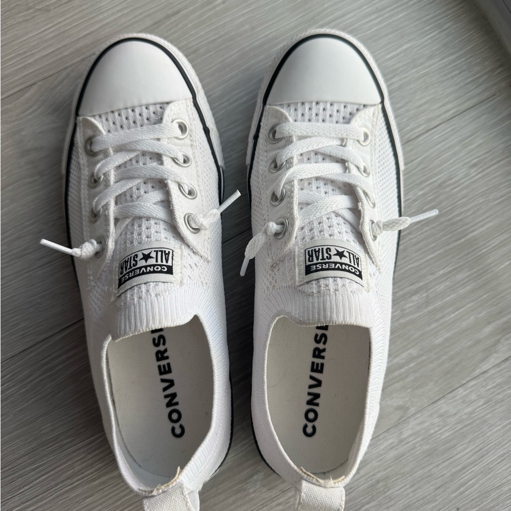 Converse White Low-Top Sneakers
